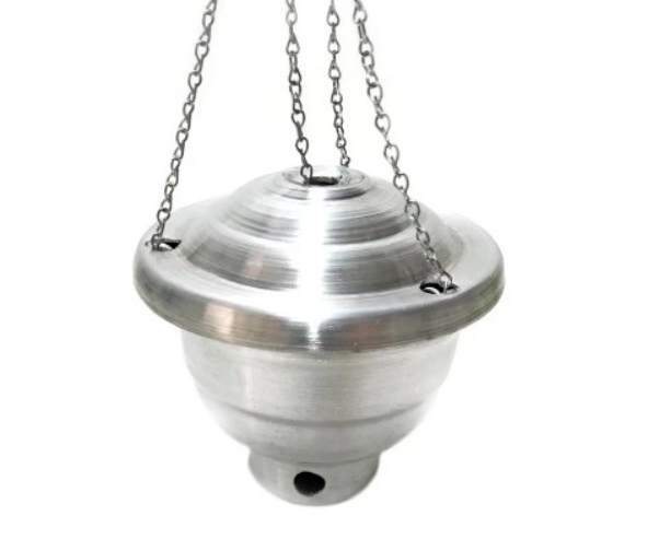 Kit Defumação Turíbulo + Sete Ervas + Disco Carvão