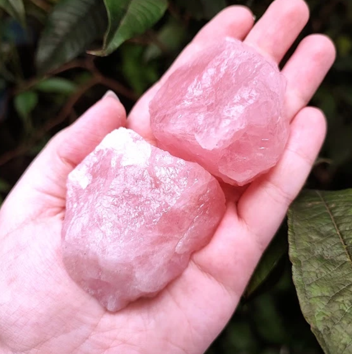 Quartzo Rosa Pedra Natural Bruta - Pedra do Amor