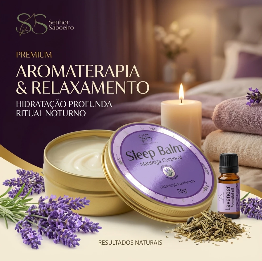 Sleep Balm Relaxante Insônia Ansiedade 50g