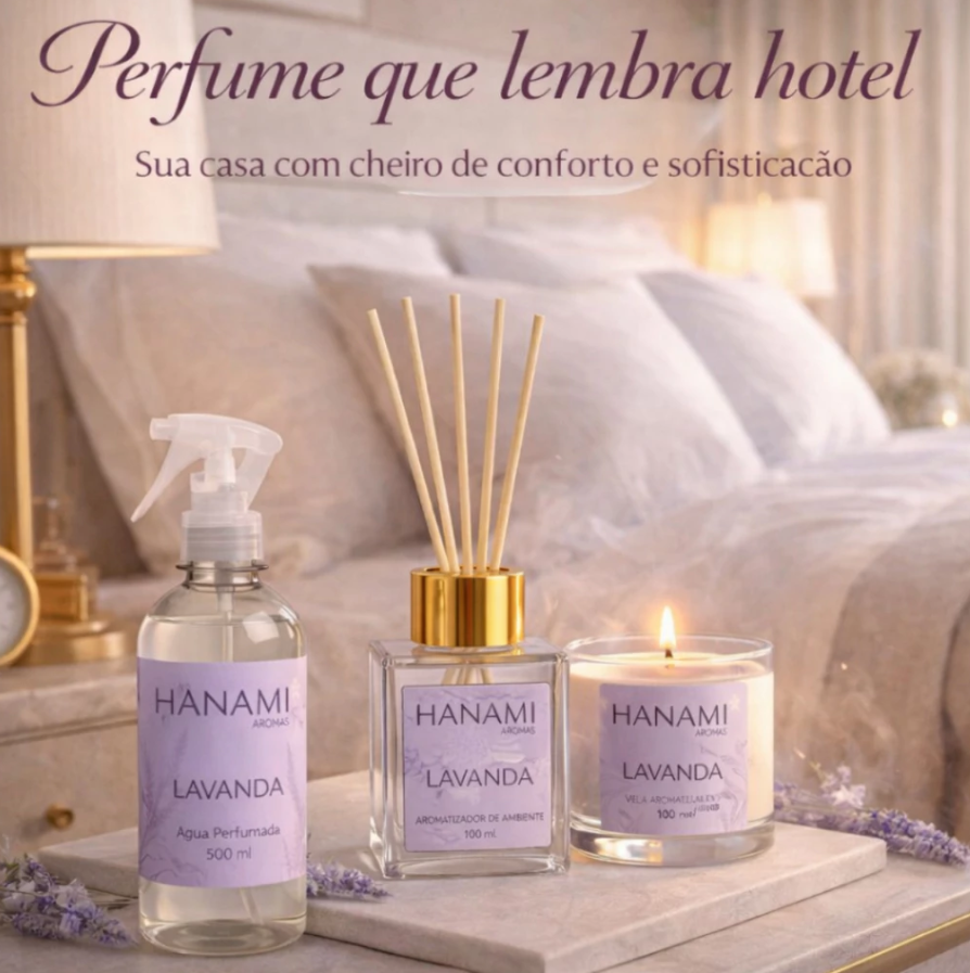 Kit Casa c/ Difusor Água Perfumada e Vela Aromática