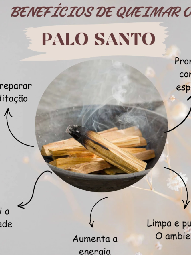 Incenso Palo Santo peru Limp energ Madeira Sagrada