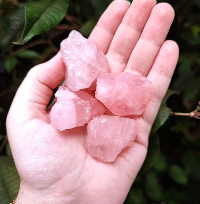 Quartzo Rosa Pedra Natural Bruta - Pedra do Amor