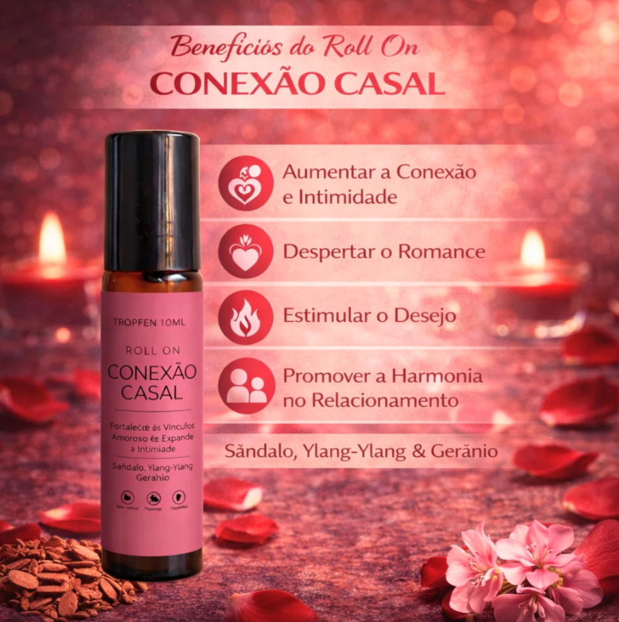 Blend Roll On p/ Aumentar a Conexão Casal Tropfen 10 mL