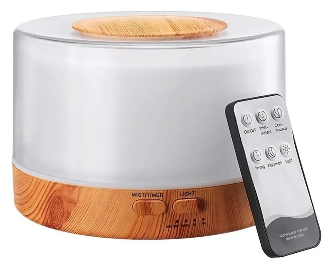 Umidificador Purificador De Ar Aromatizador Elétrico 500ml