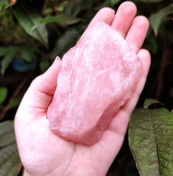 Quartzo Rosa Pedra Natural Bruta - Pedra do Amor