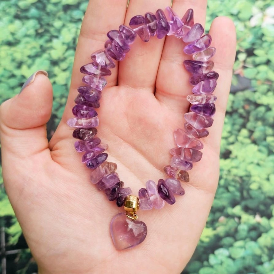 Pulseira de Pedra Natural Bruta