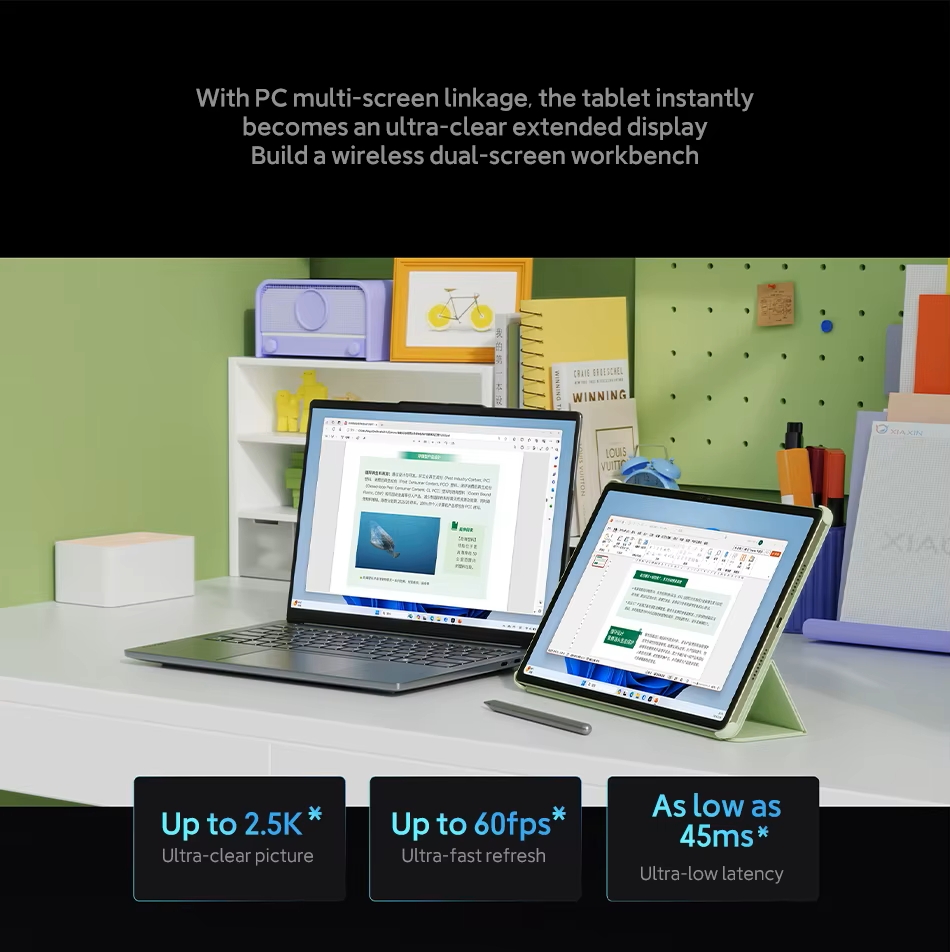  Lenovo Xiaoxin Pad Pro 12.7 2025 Tablet MediaTek Dimensity 8300 2.9k 144Hz LCD Display JBL Speakers 10200mAh 45W Charging ZUI 16
