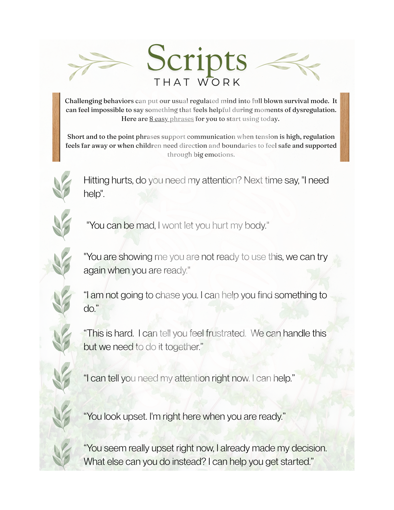 Simple phrases & Why they work