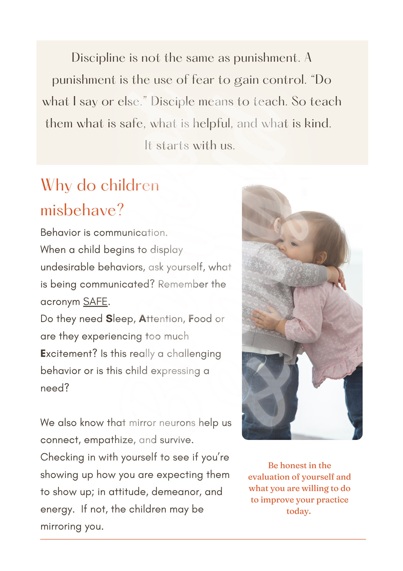 Support for Early Childhood Educators