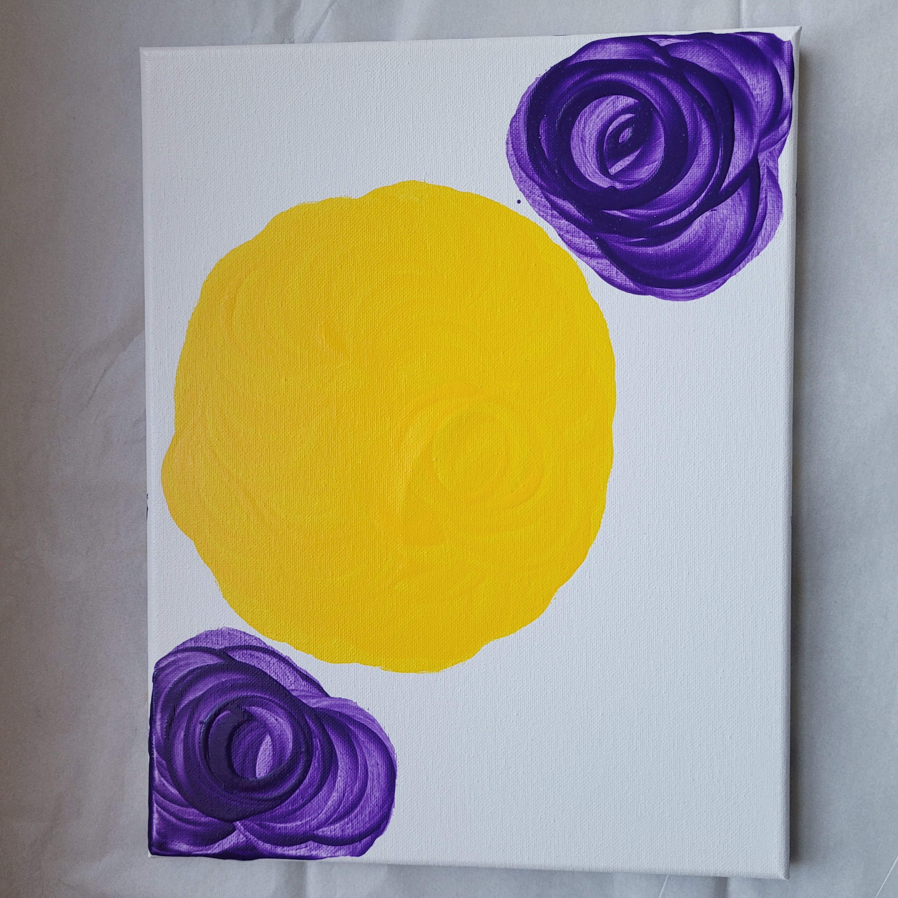 Purple and yellow beauty