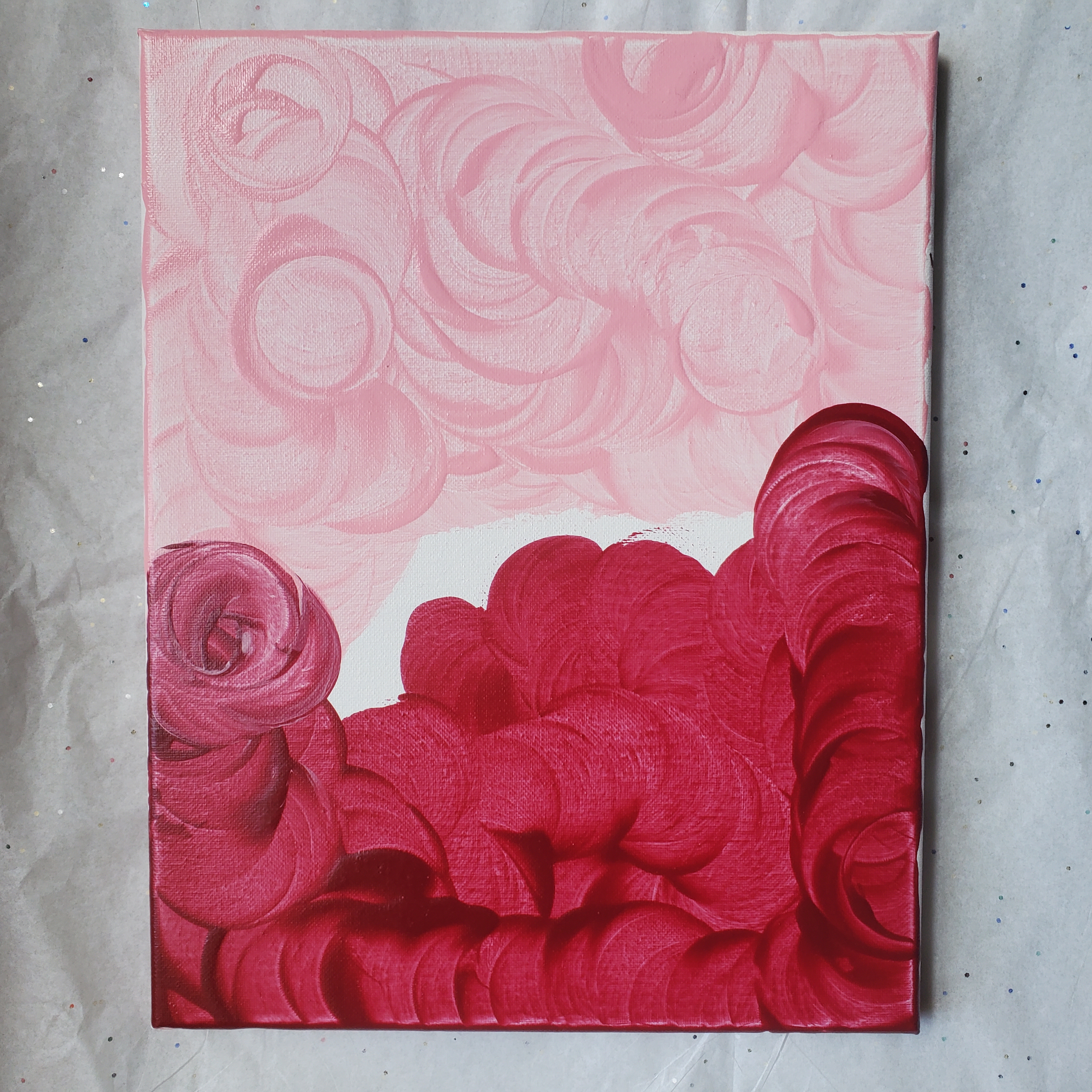 Burgundy and rose beauty