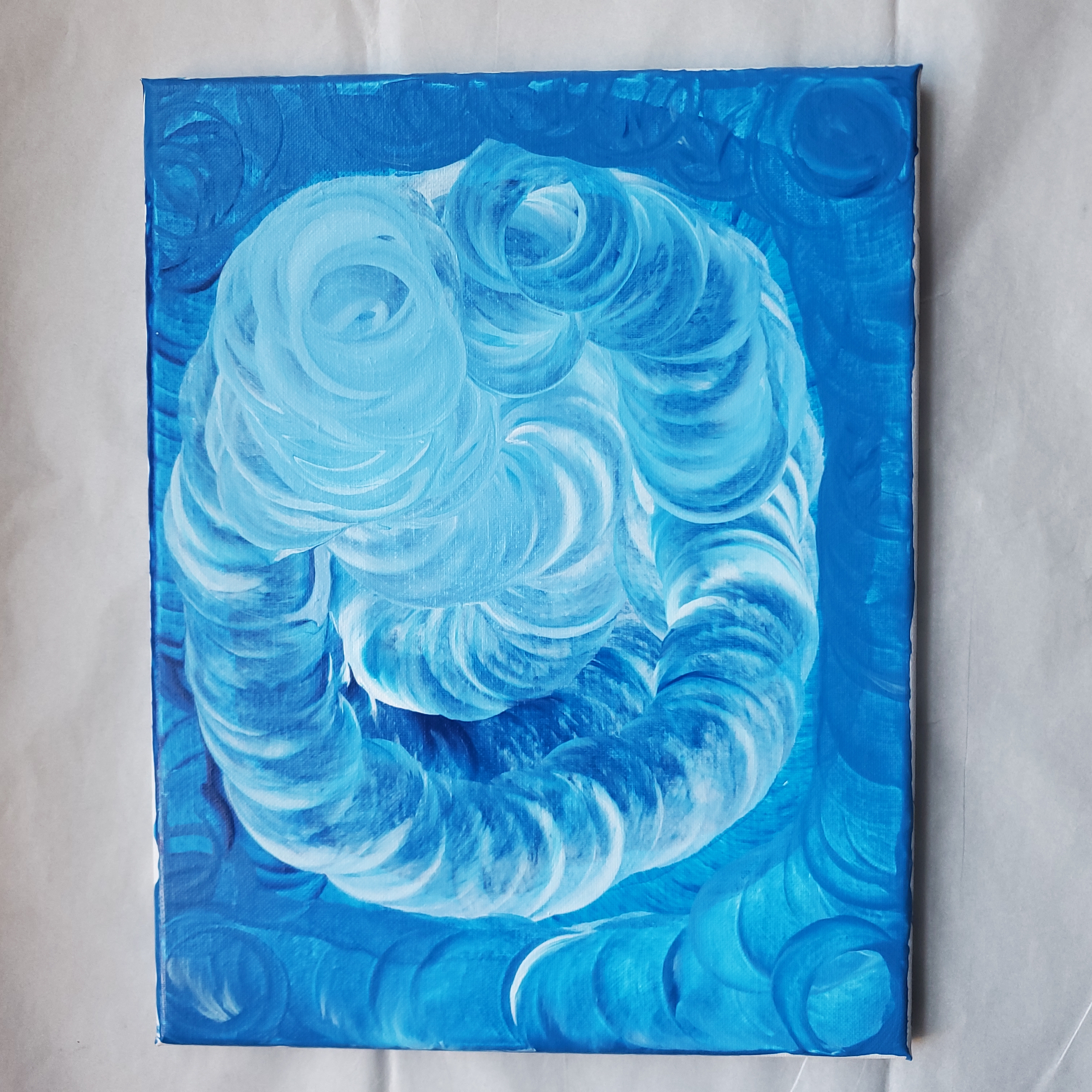 Blue and white beauty