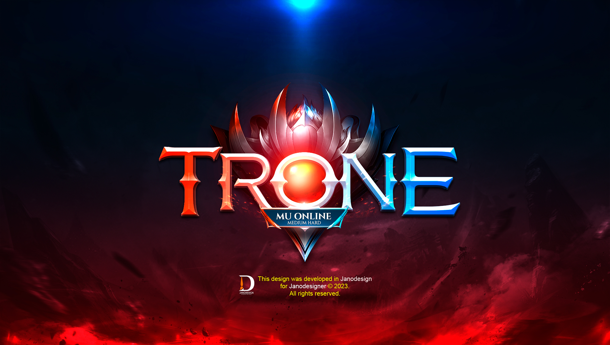 Editable Game Logo – Trone MU Online
