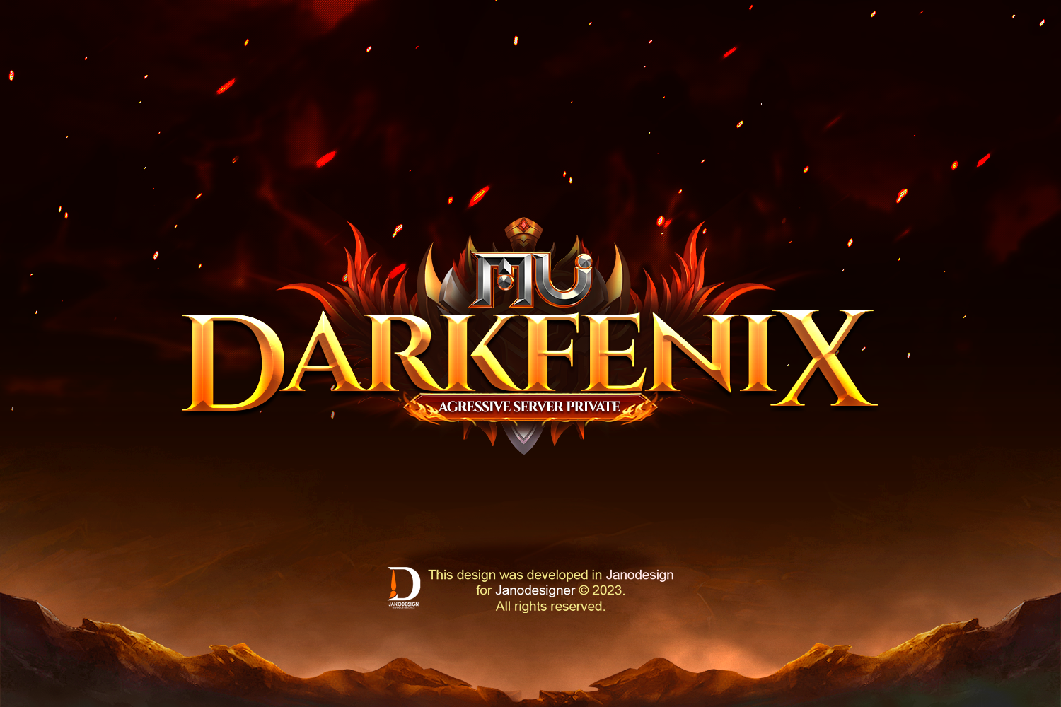 Editable Game Logo – MU DarkFenix