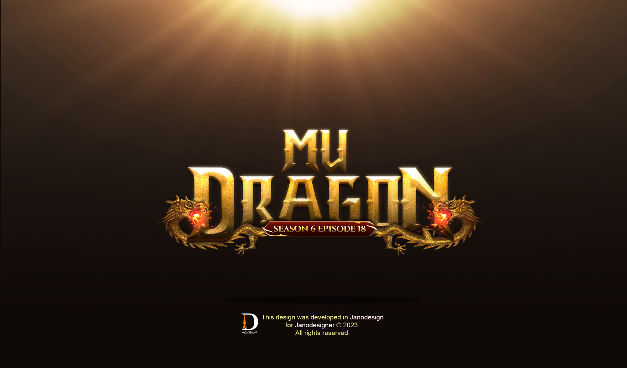 Editable Game Logo – MU Dragon