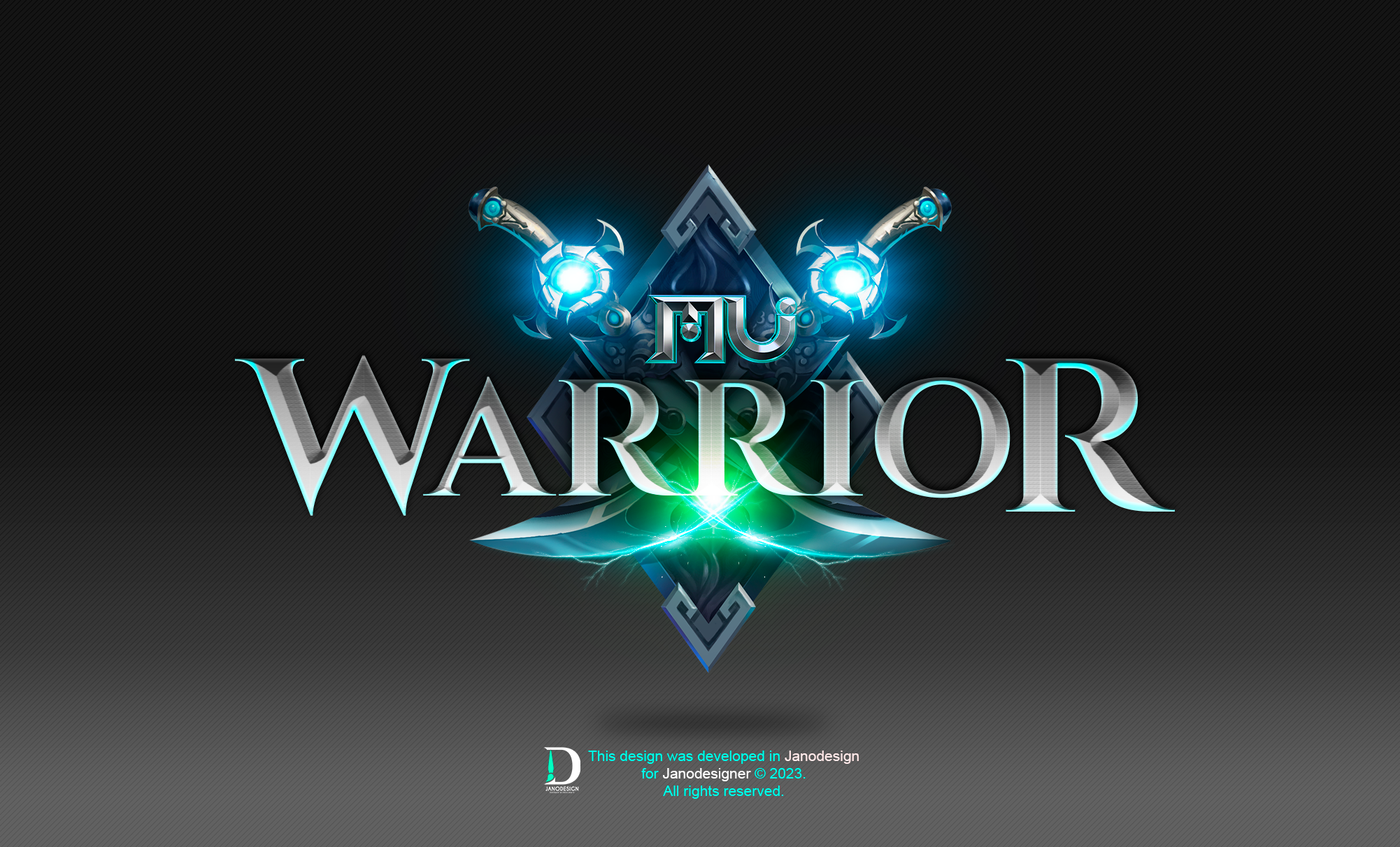 Editable Game Logo – MU Warrior