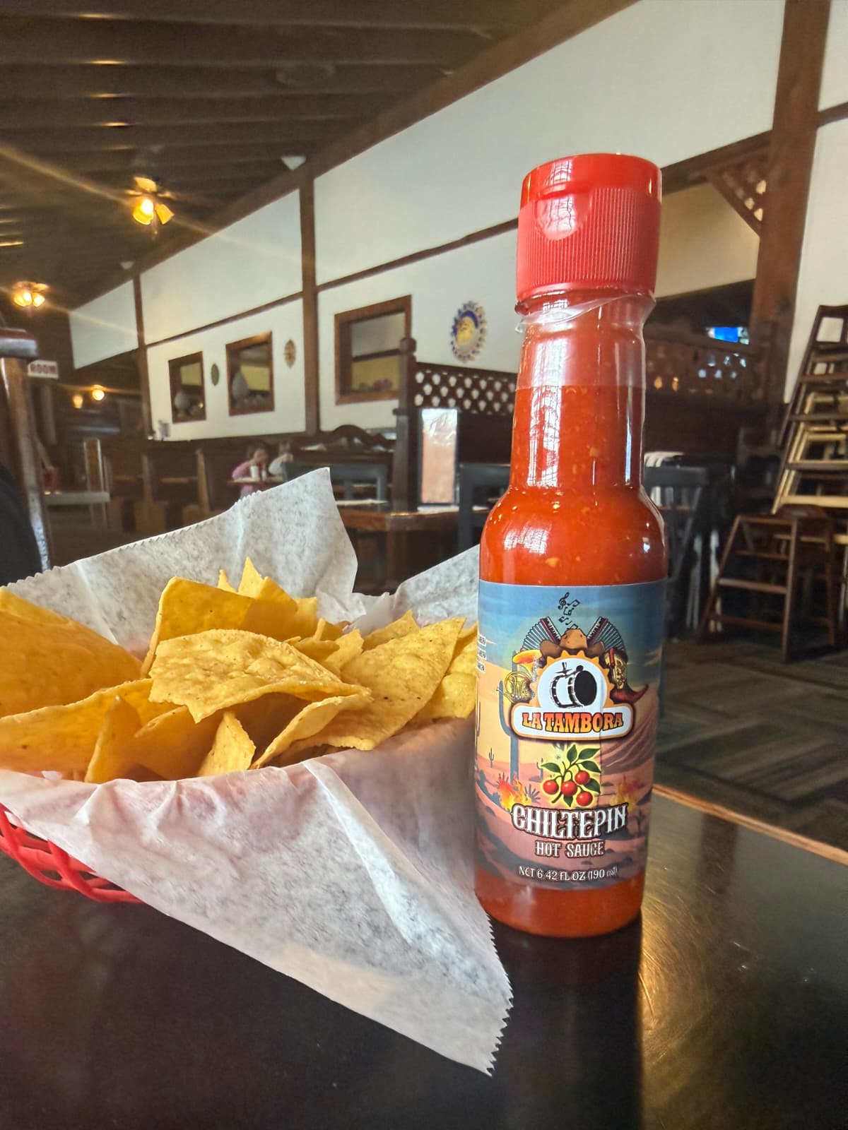 LA TAMBORA Chiltepin Salsa Picante Hot Sauce 6.42 FL OZ / 190 ml (1 Pack)