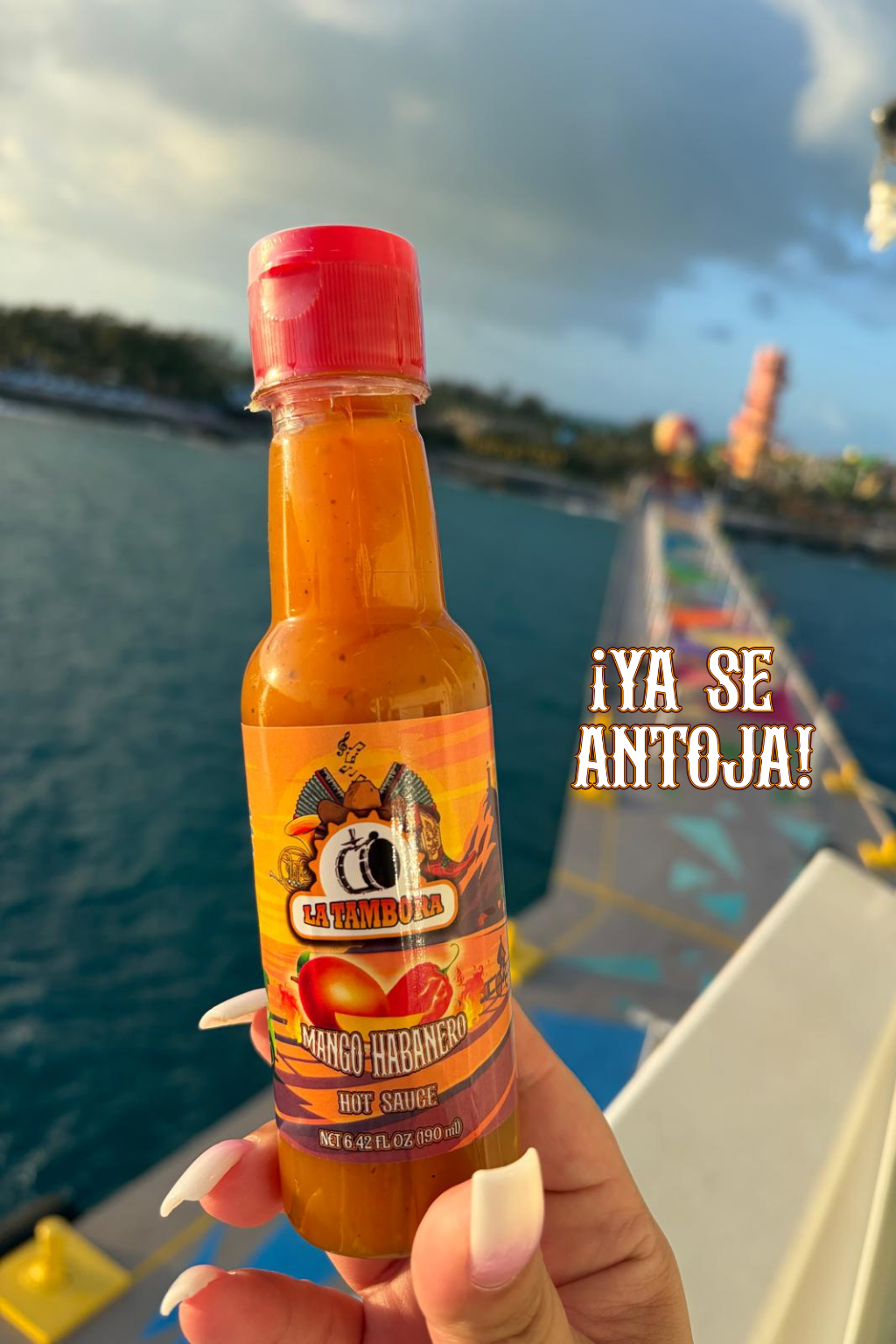 LA TAMBORA Mango Habanero Hot Sauce 6.42 FL OZ / 190 ml (1 Pack)