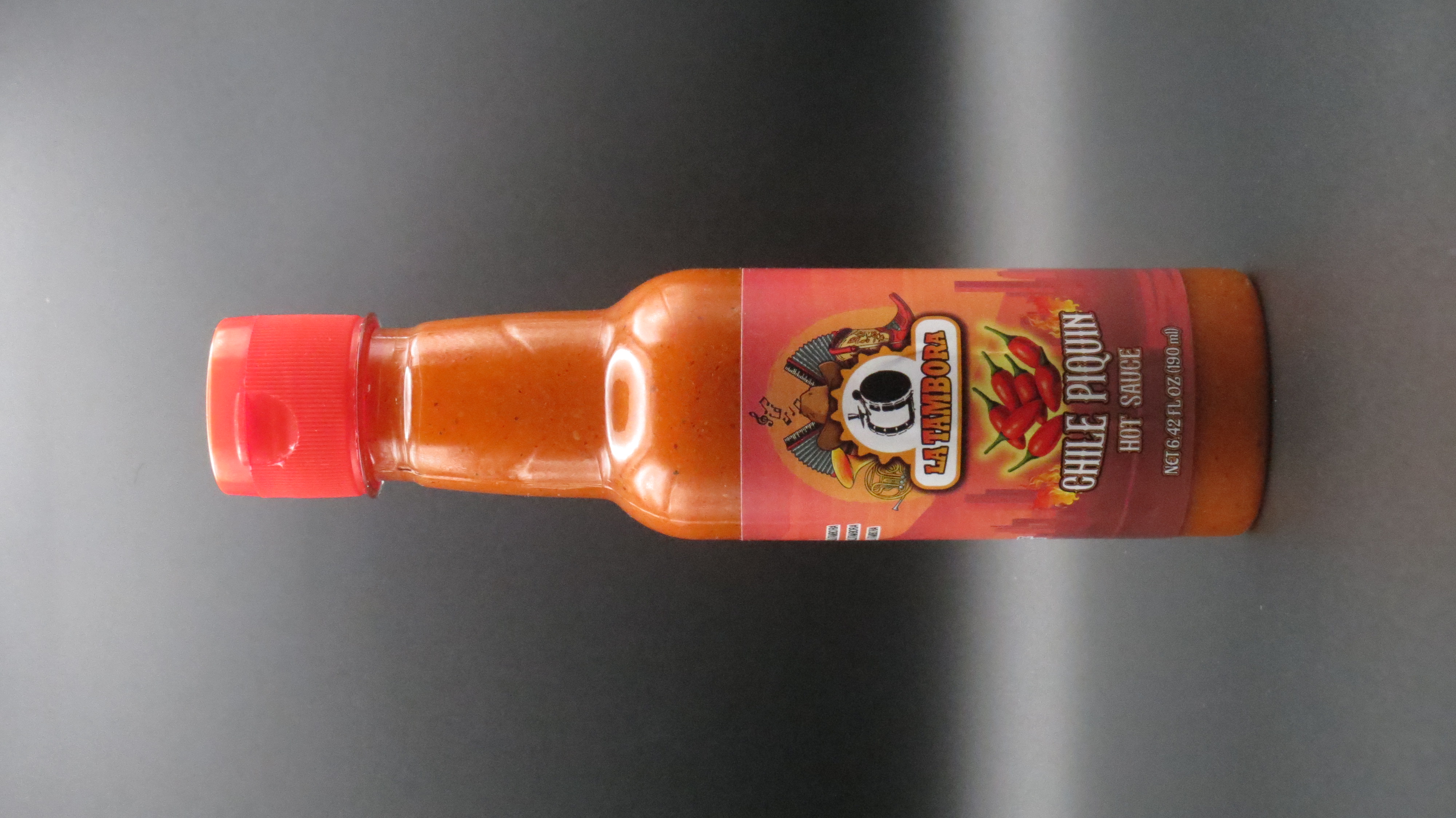 LA TAMBORA Chile Piquín Hot Sauce Salsa Picante 6.42 FL OZ / 190 ml (1 Pack)