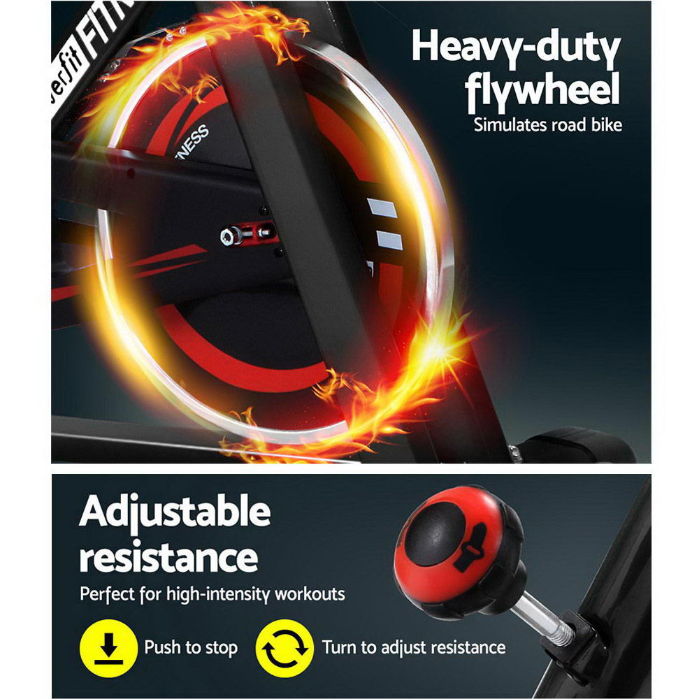 Everfit Spin Bike Exercise Bike Flywheel 