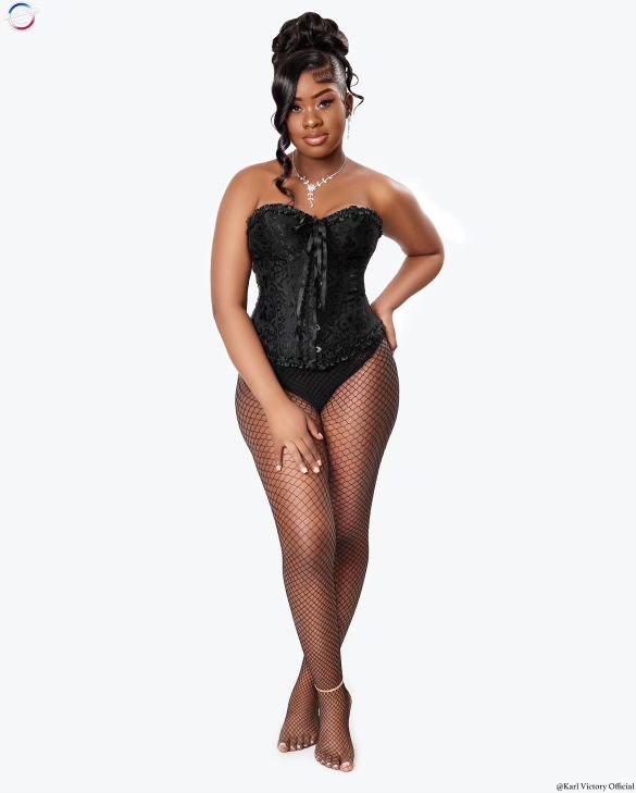 Double frontal ponytail