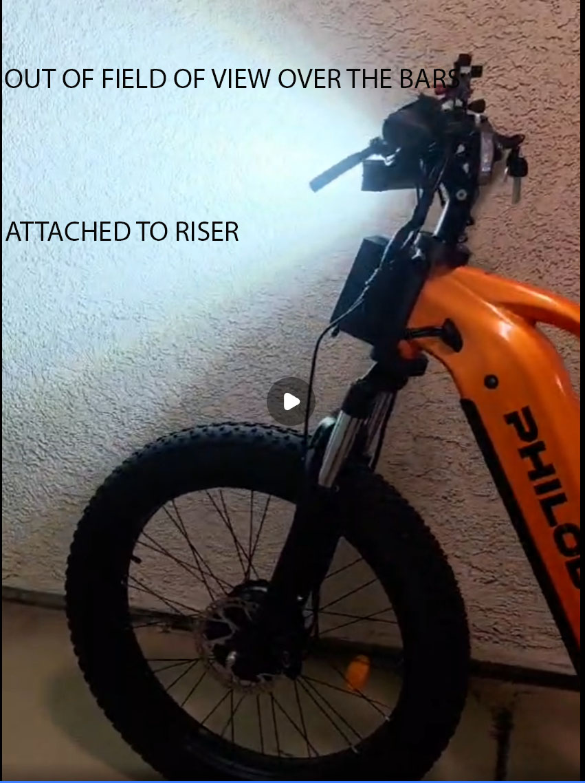 Led Screen relocator lower down on the riser 