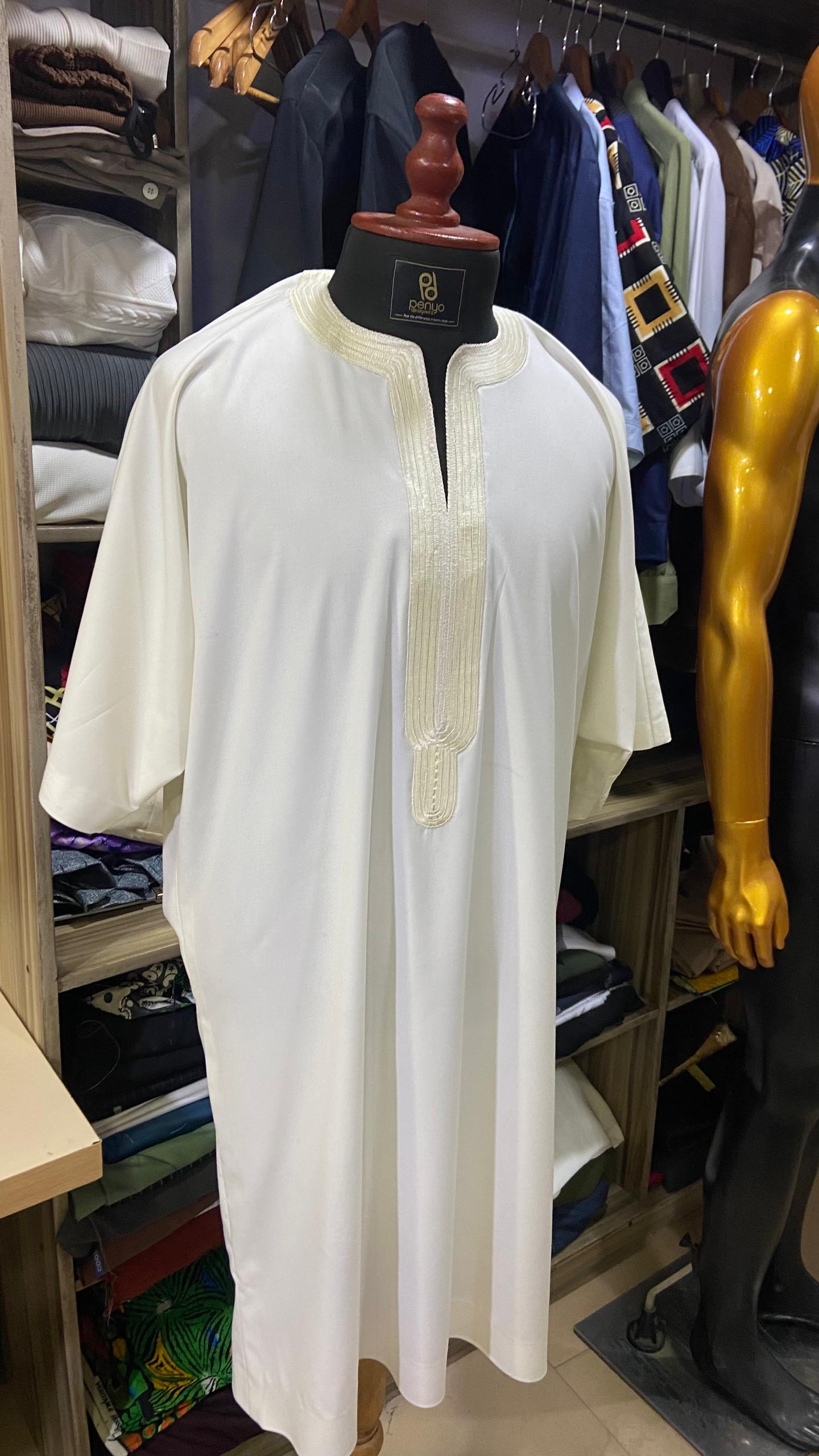 Classic White Kaftan