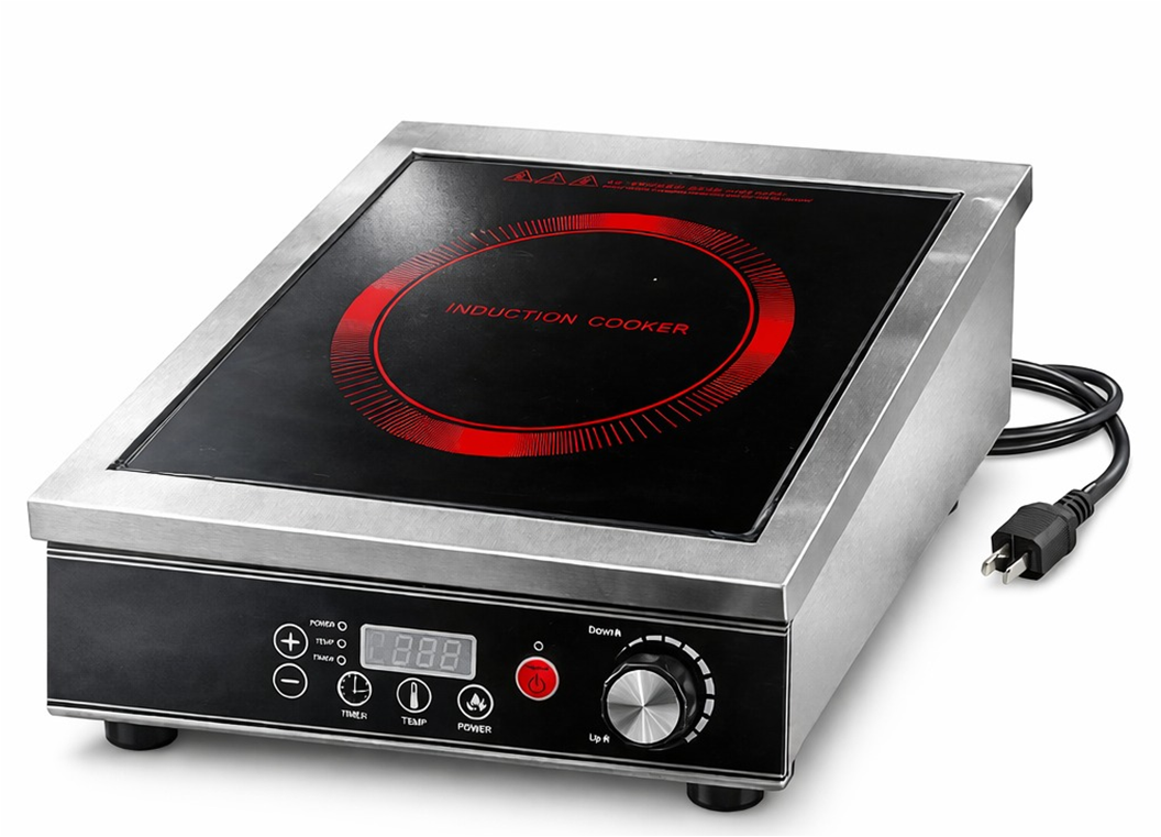 3600 W Commercial Induction Cooker (Stainless Steel)