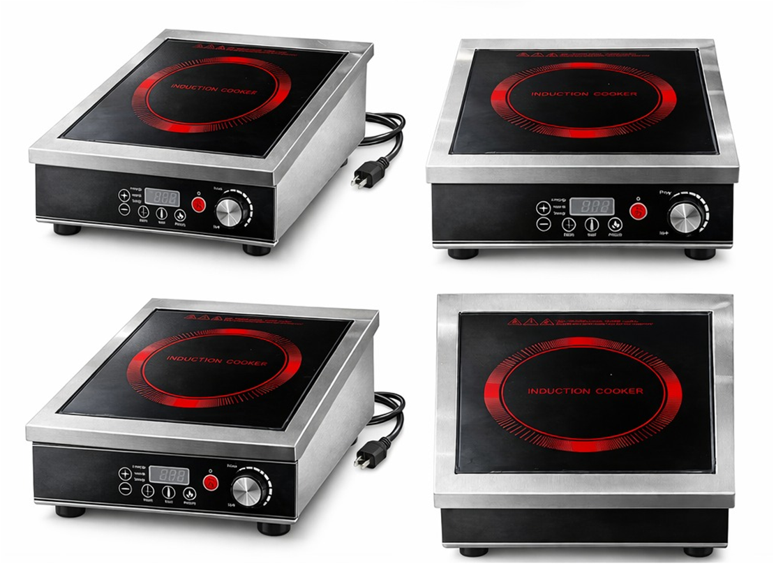3600 W Commercial Induction Cooker (Stainless Steel)