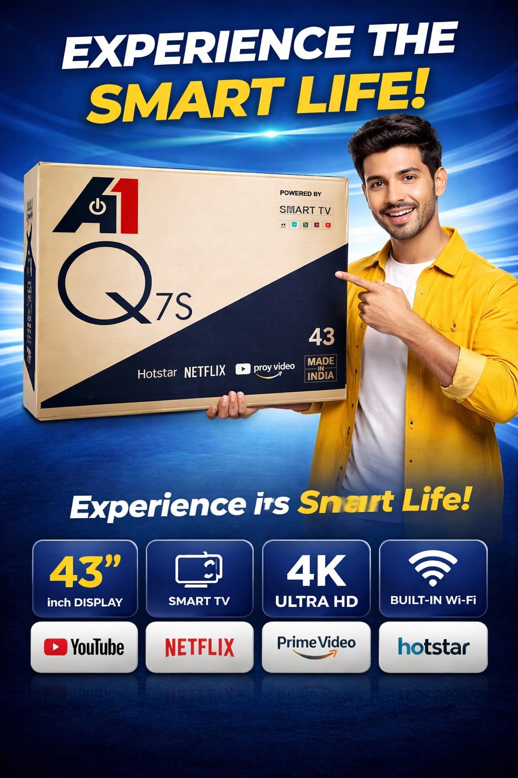A1 Q7S 43" Smart TV