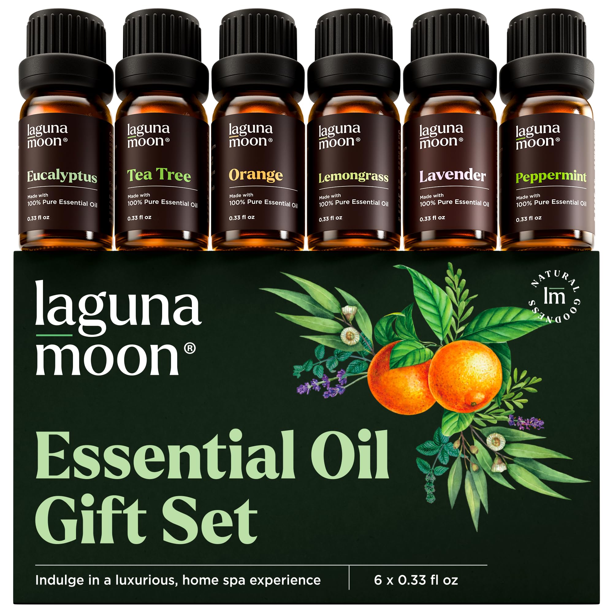 Ultimate Aromatherapy Essential Oils Set (6 x 10ml) - Starter Kit