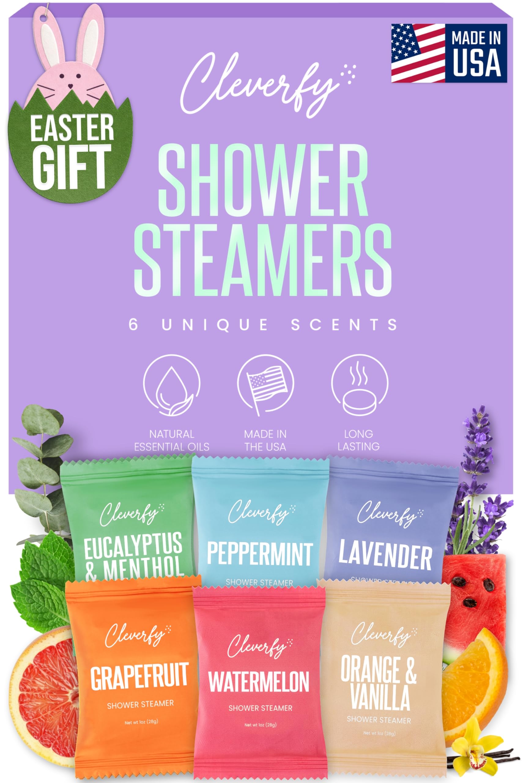 Luxury Aromatherapy Shower Steamers (6-Pack) - Zen Spa Set