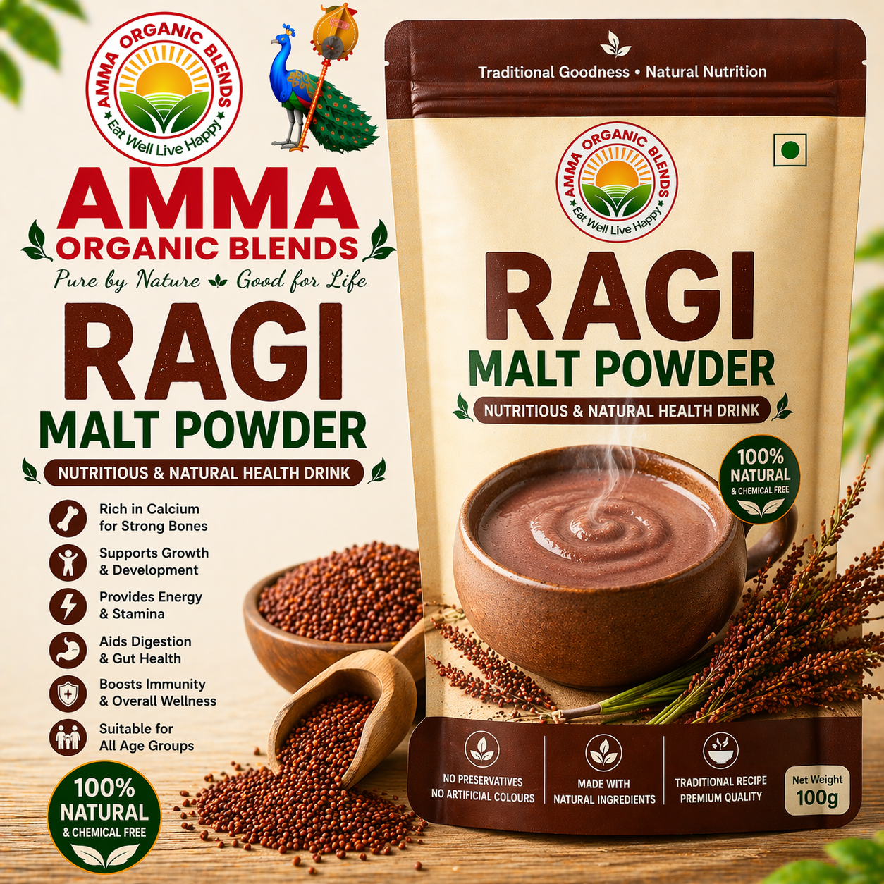 Ragi Malt Powder