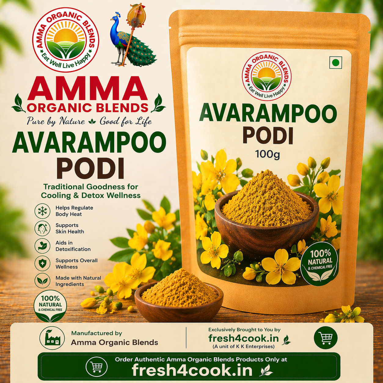 Avarampoo Podi/Powder