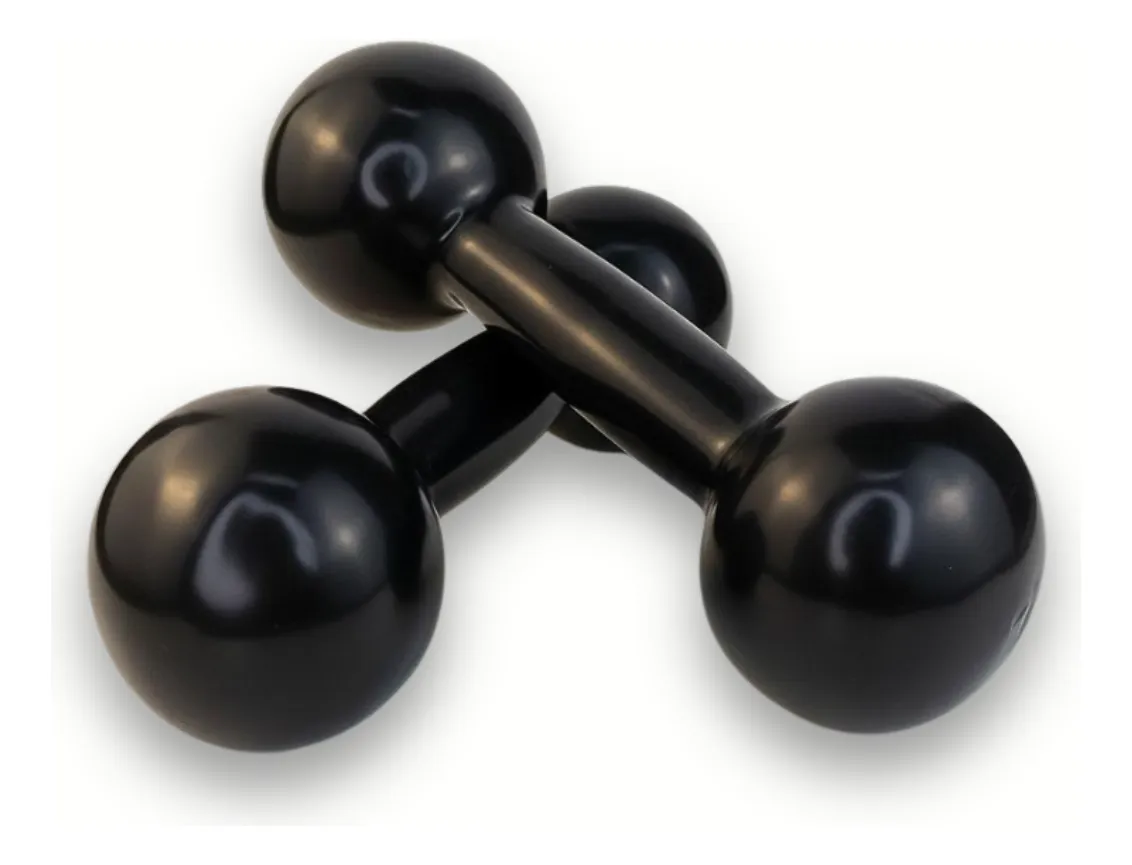 Black Dumbbell Set