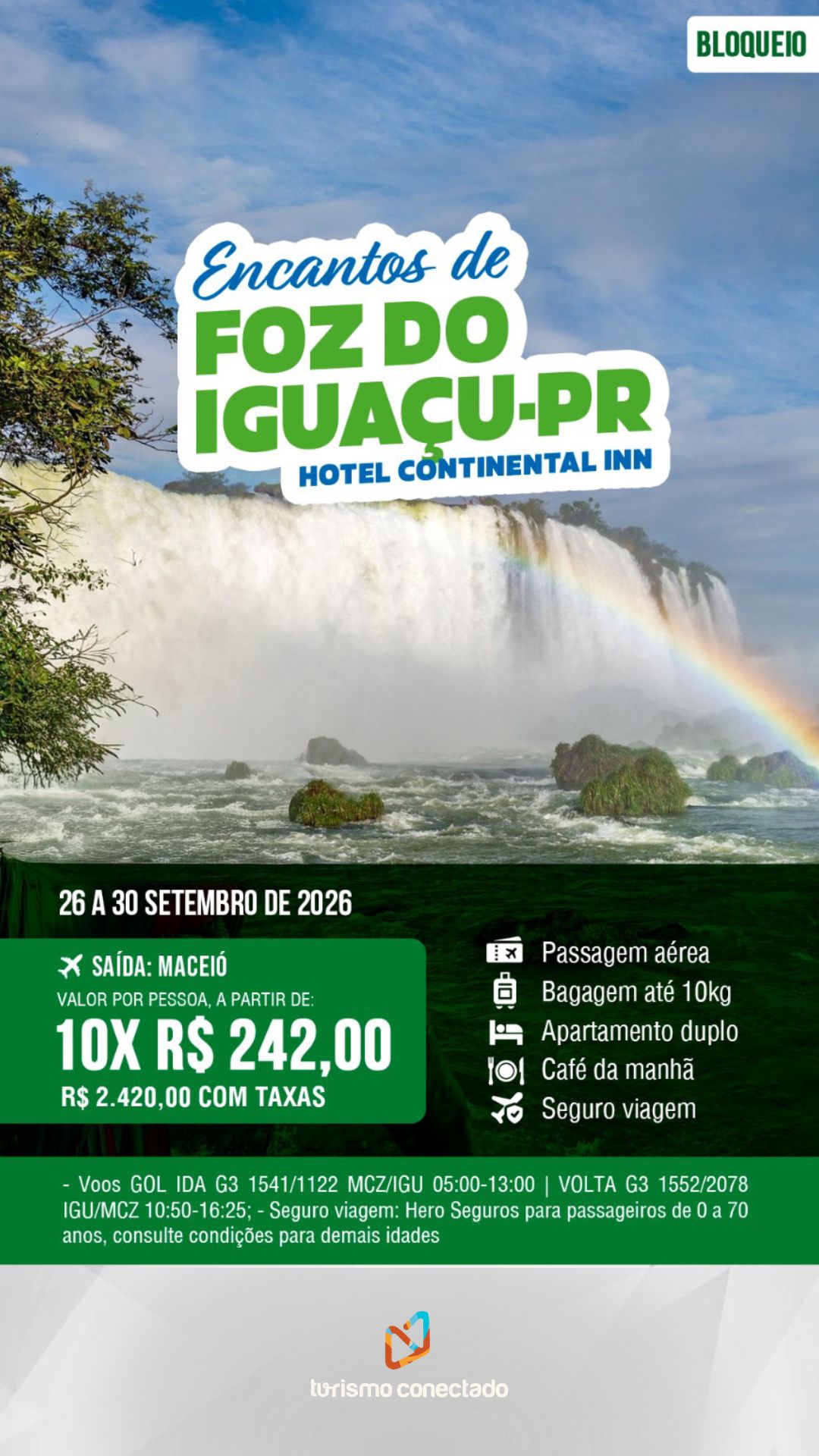 Maceió - Foz do Iguaçu 