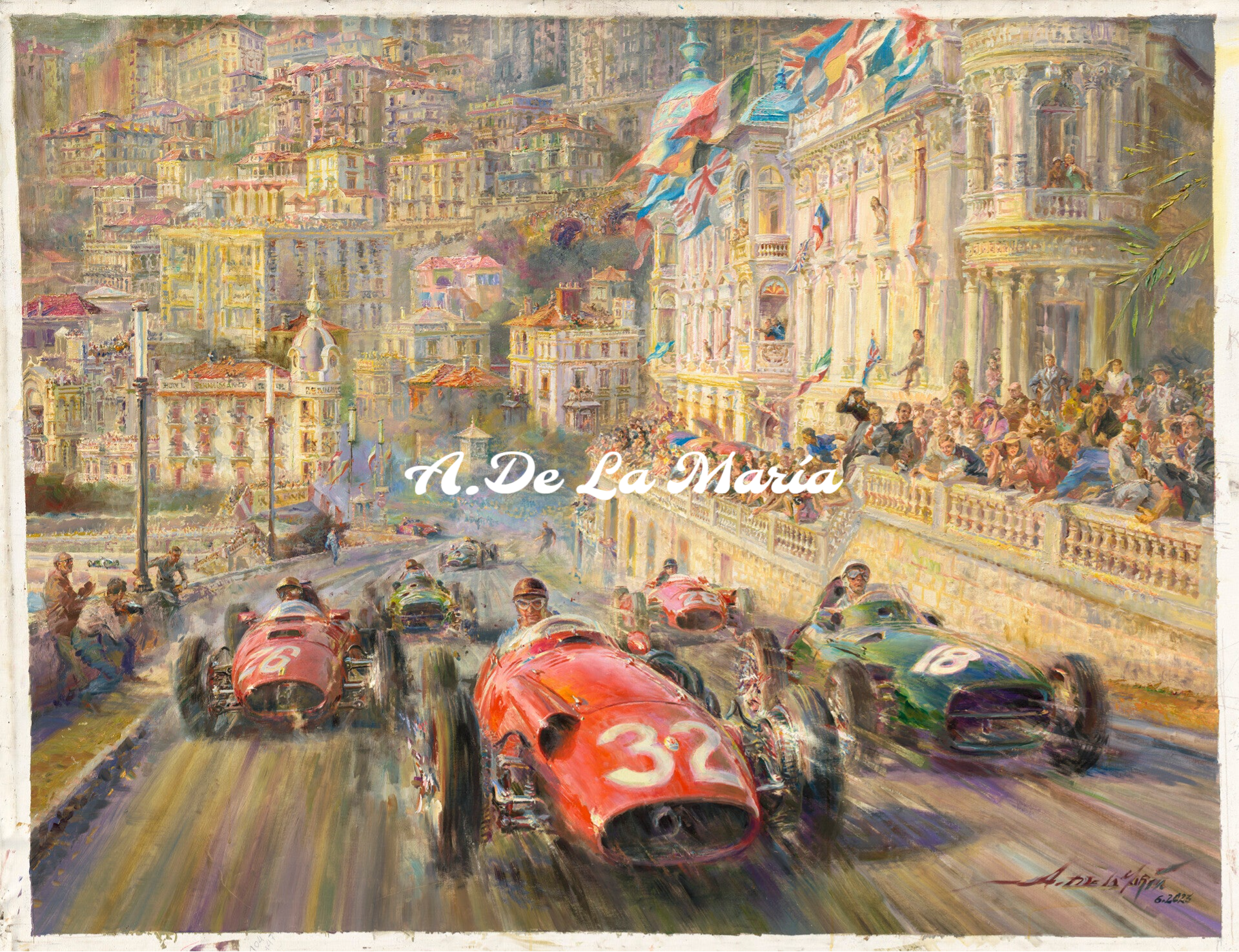 "Leyendas del automovilismo".