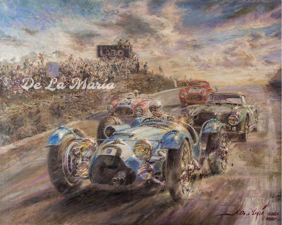 "POTENCIA AZUL: EL TALBOT-LAGO EN LA CURVA"