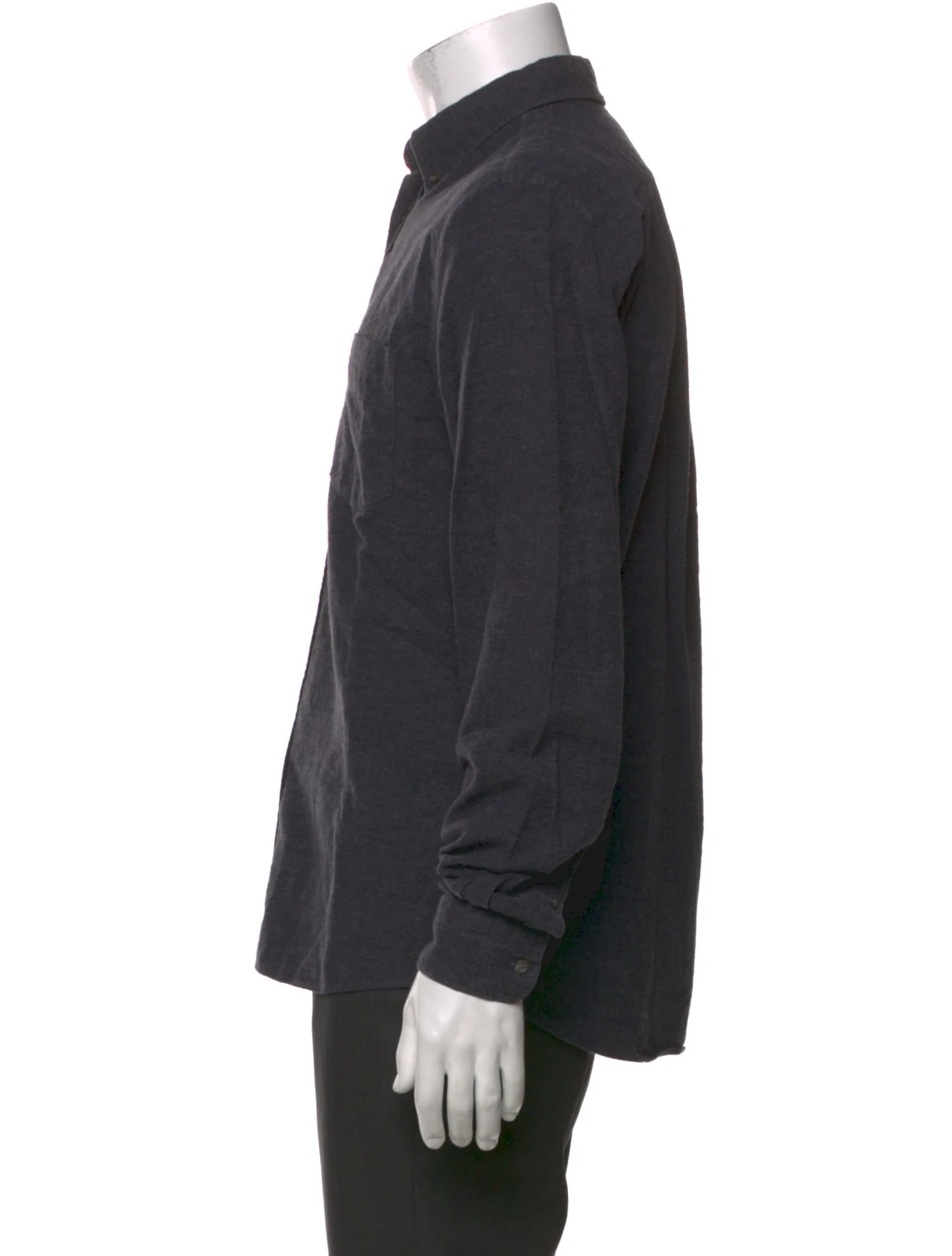 Men's Black Corduroy Shirt