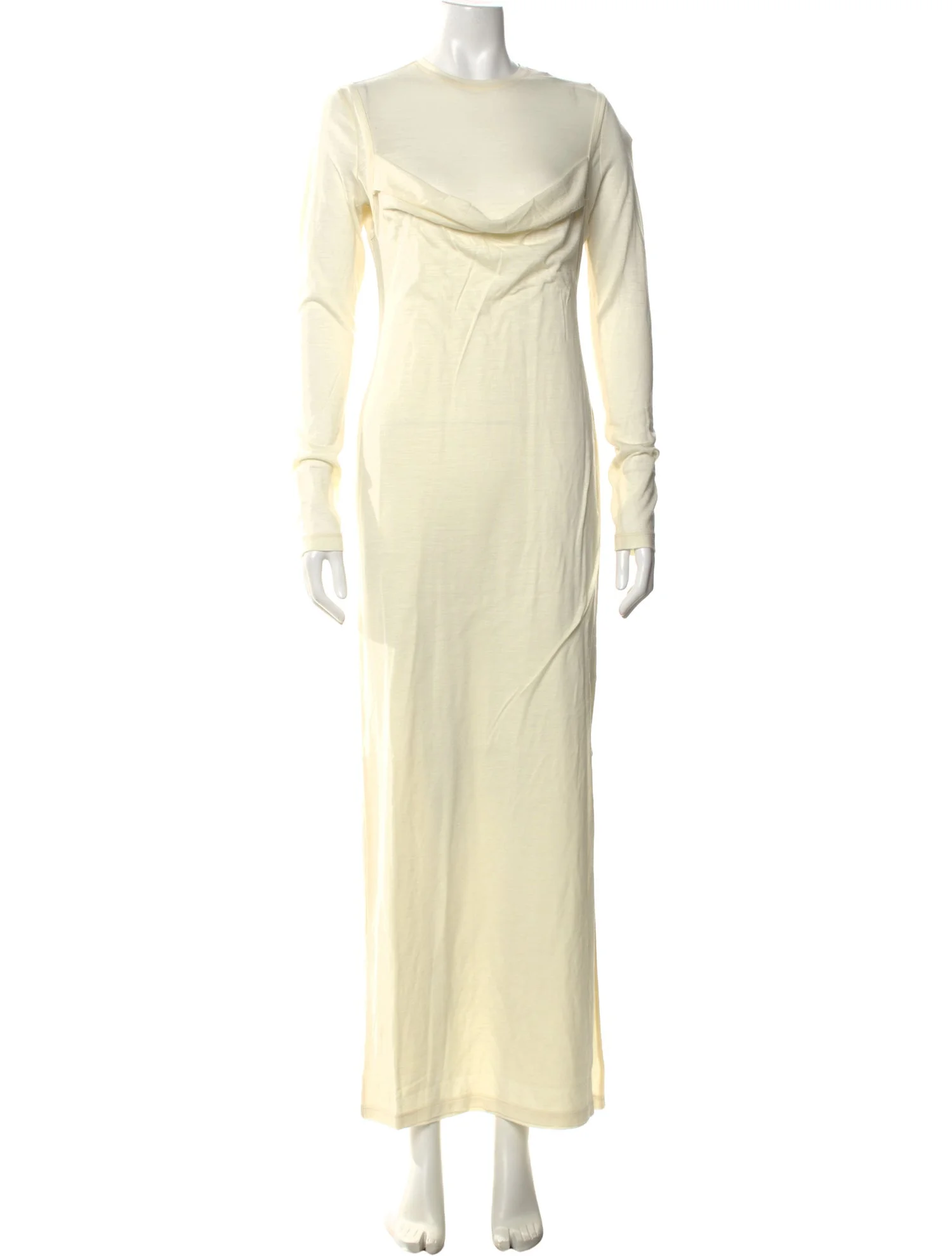 Wool Long Dress w/ Tags  Yellow | Size: L
