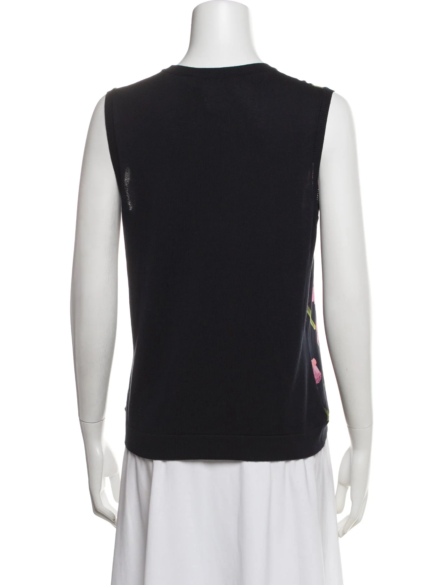 Floral Print Sleeveless Top