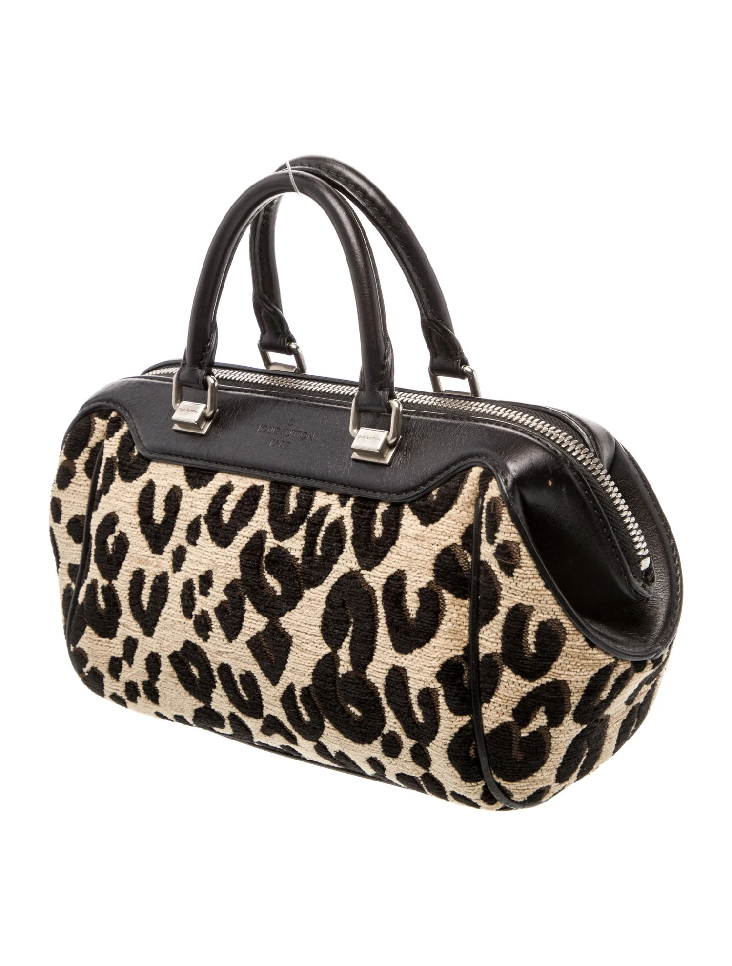 Leopard Print Satchel Bag