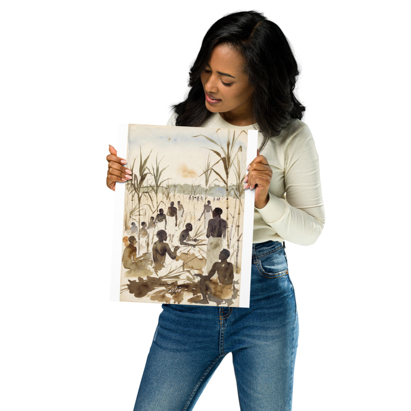 Harvest Workers Art Print