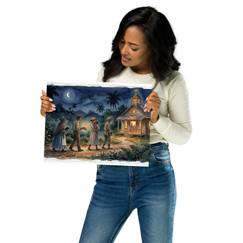 Night Gathering Art Print