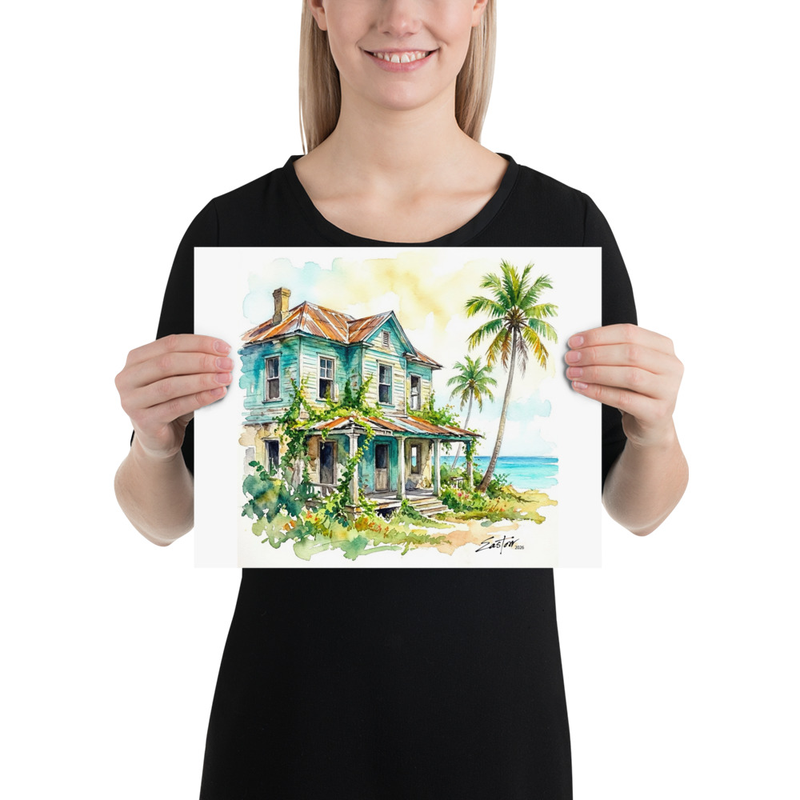 "THIS OLD HOUSE 7" Poster