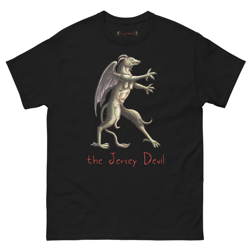 Cryptidaddy Jersey Devil Unisex T-Shirt – Cryptid Streetwear & Paranormal Apparel
