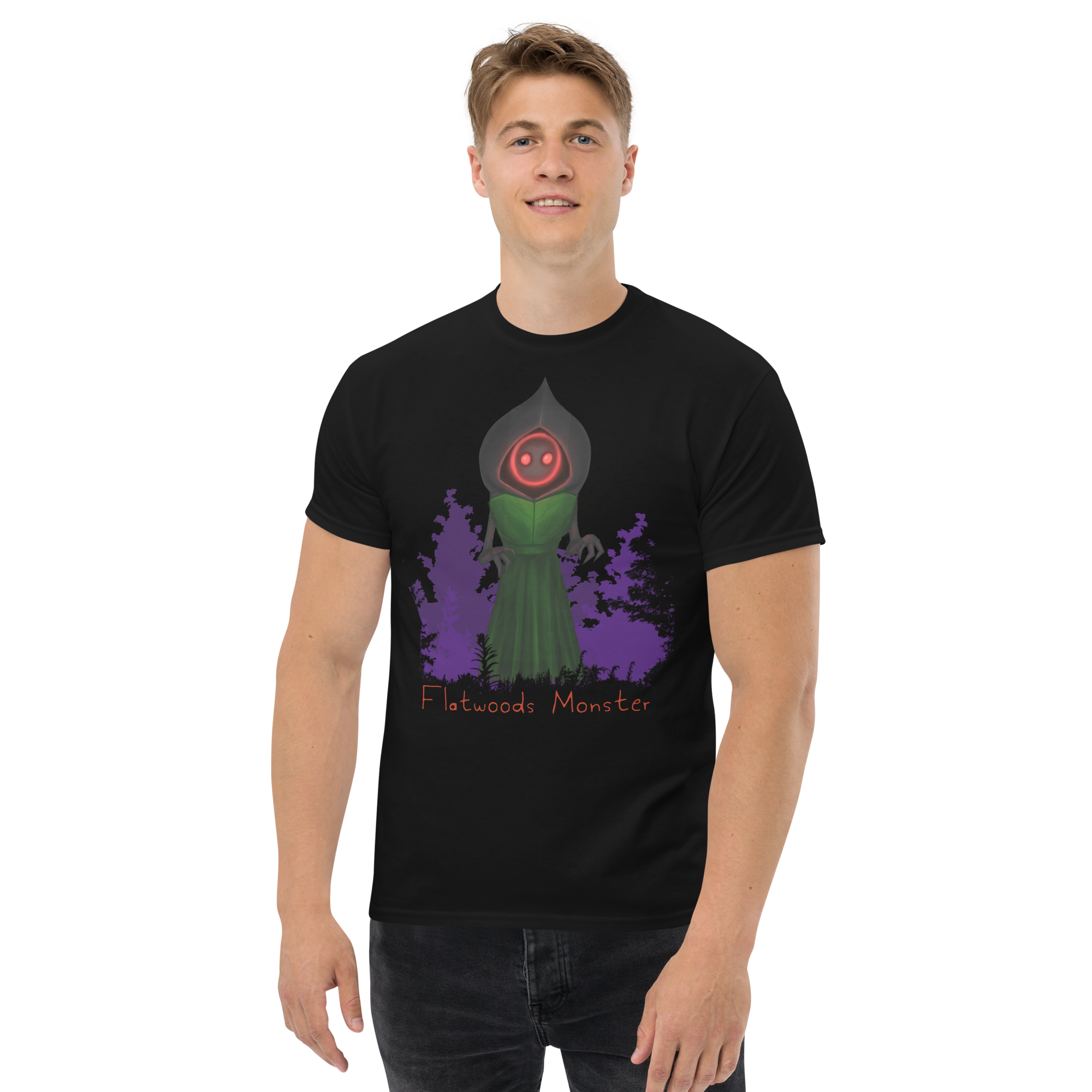 Cryptidaddy Flatwoods Monster Unisex T-Shirt – Cryptid Streetwear & Paranormal Apparel