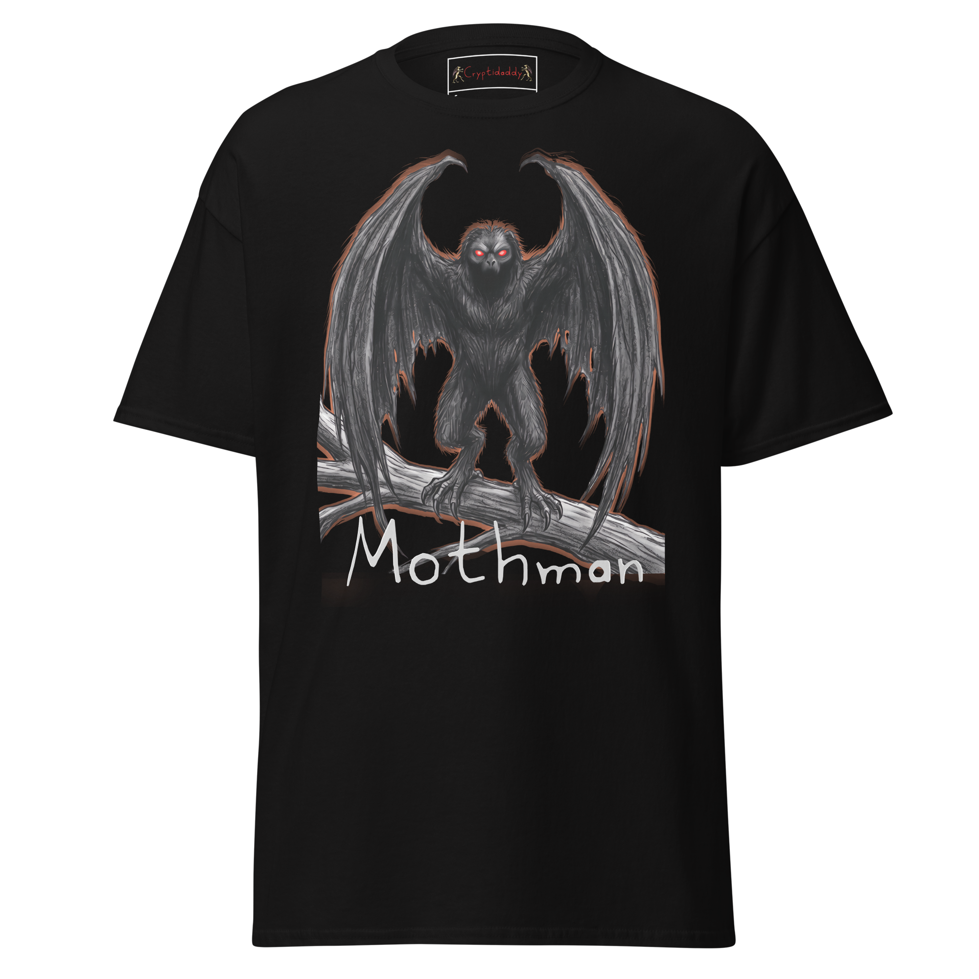 Cryptidaddy Mothman Unisex T-Shirt – Cryptid Streetwear & Paranormal Apparel