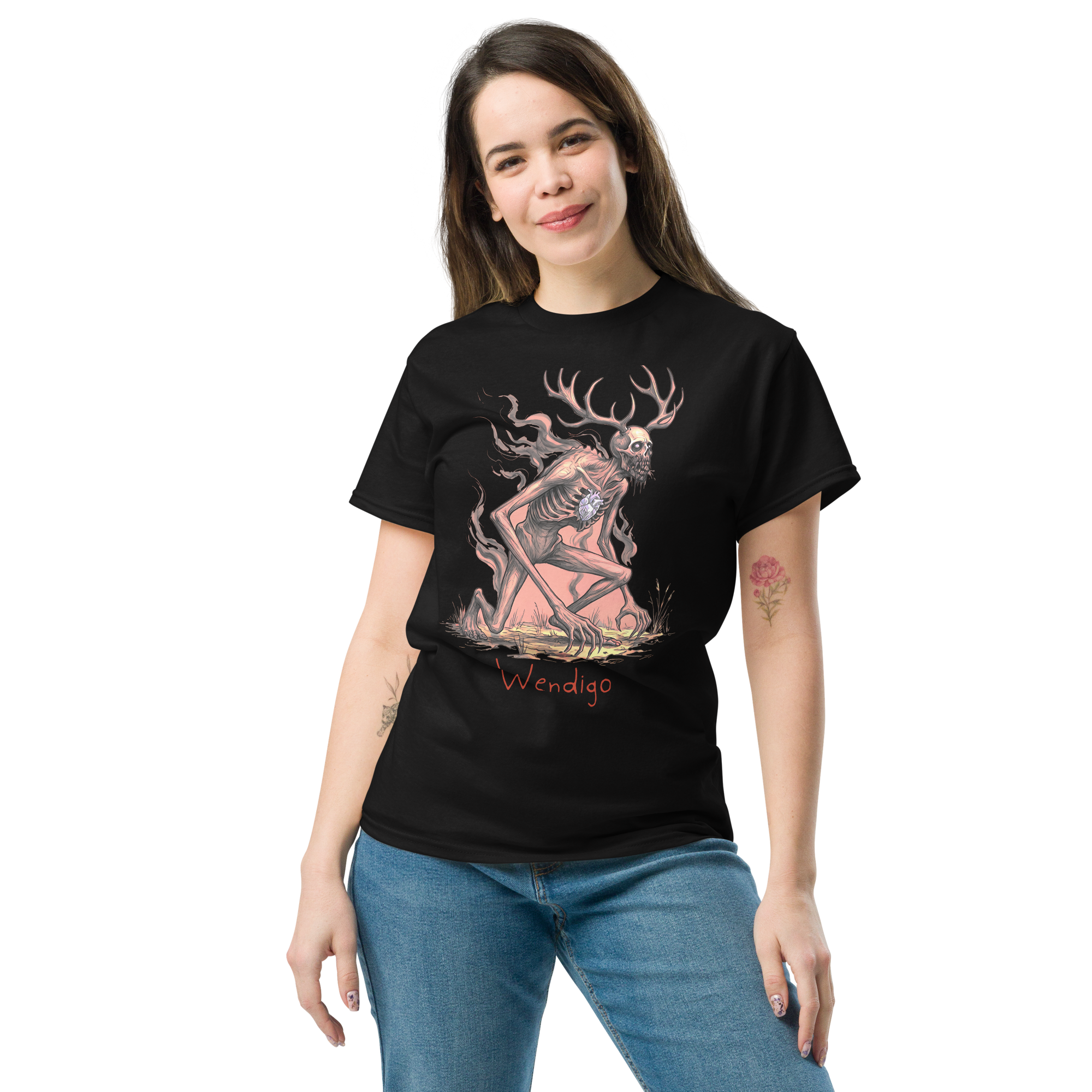 Cryptidaddy Wendigo Unisex T-Shirt – Cryptid Streetwear & Paranormal Apparel