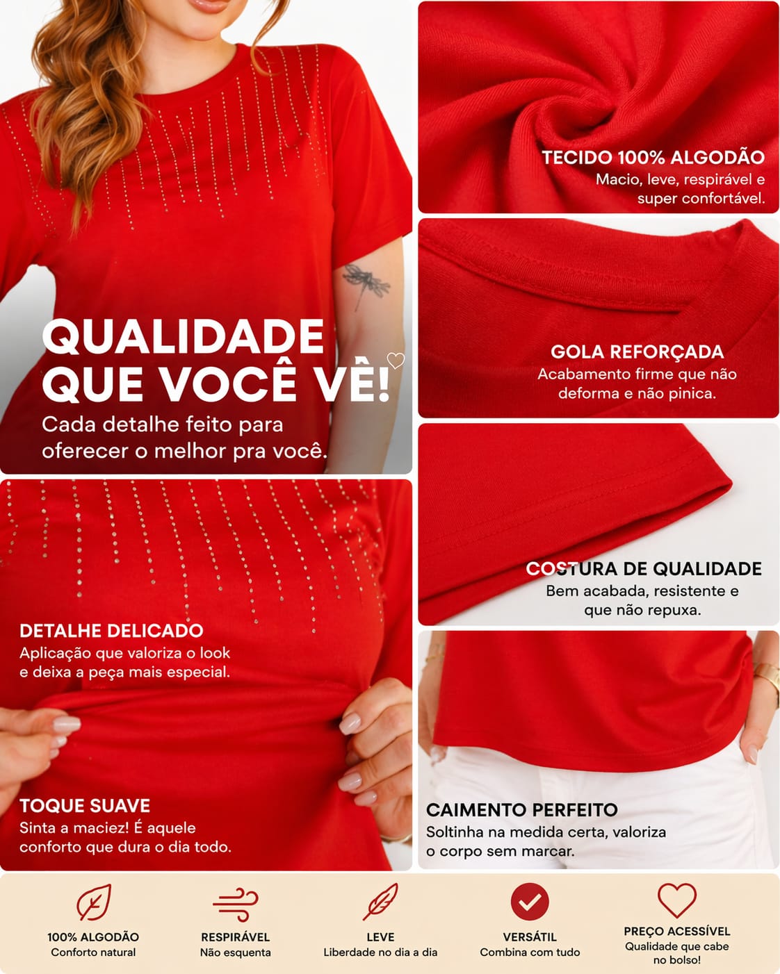 CAMISETA TSHASTIR LUXUOSA DISPONIVEIS NOS TAMANHOS (M e G)